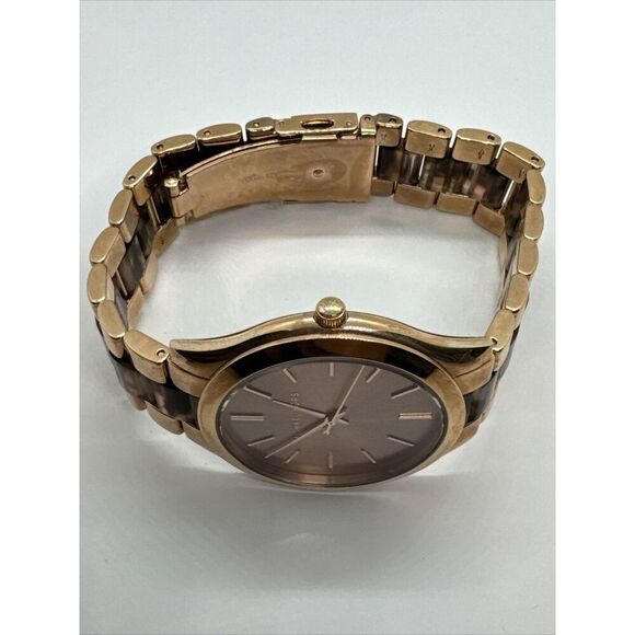 Michael Kors Slim Runway MK4301 Women's Analog Rose Dial Quartz Watch JNA654 - Picture 6 of 11